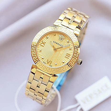 replica versace women's watch|Versace outlet watches.